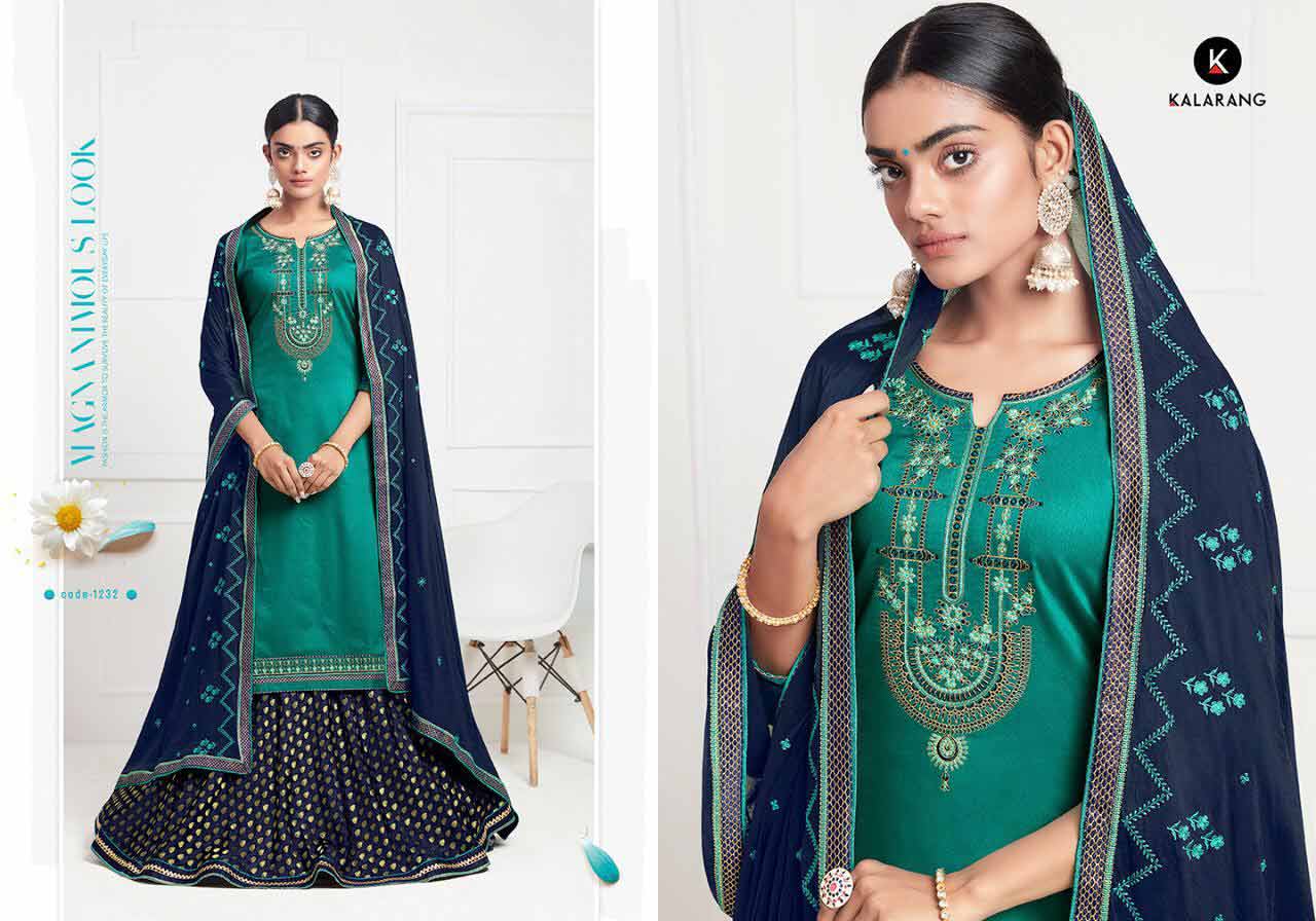 Kalarang Black Berry Silk Embroidery Dresses Kalarang Black Berry Silk Embroidery Dresses